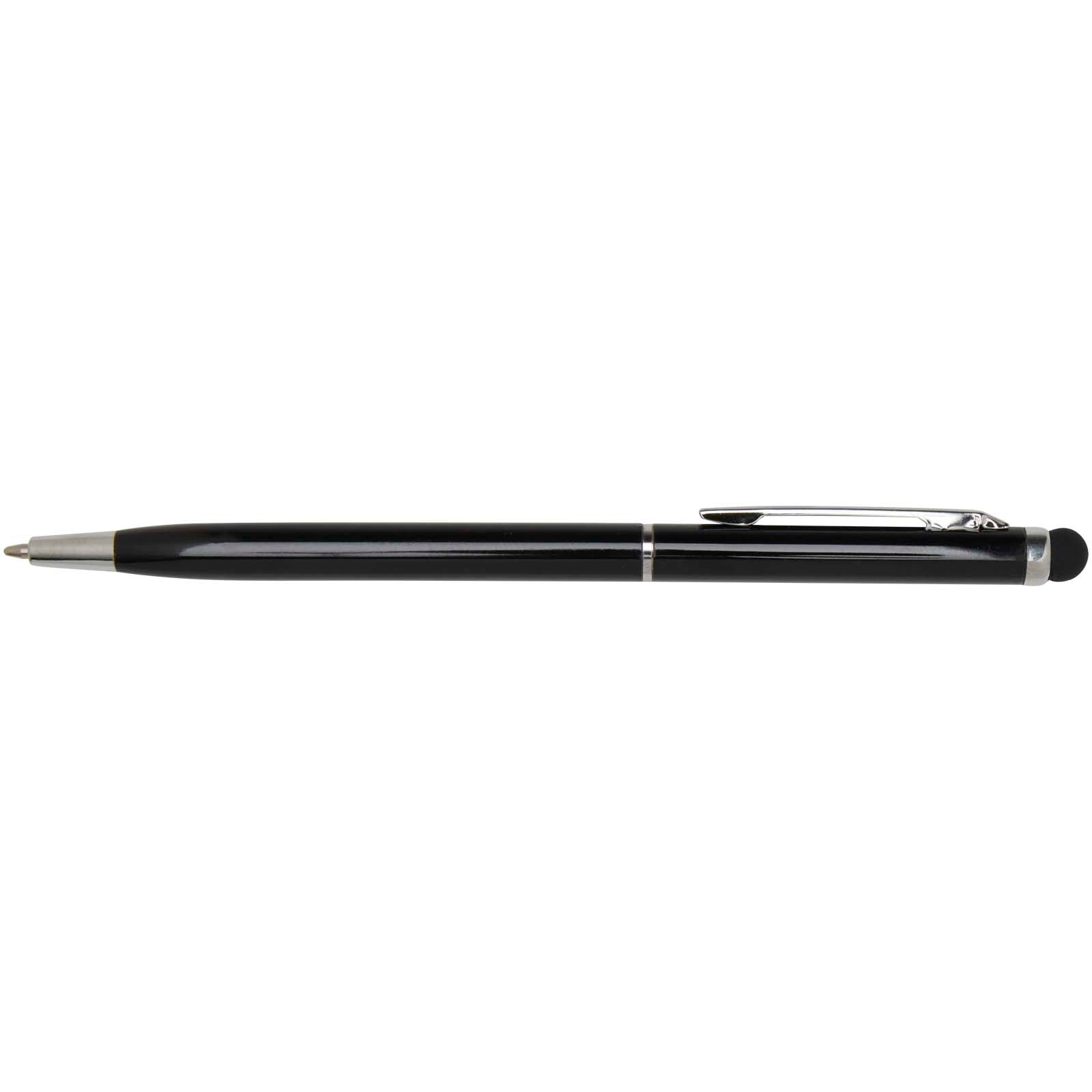 Penna a sfera in alluminio con stylus Ore (inchiostro blu)