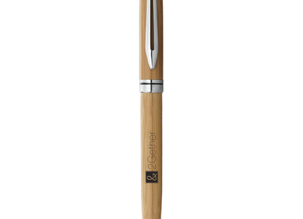 Penna a sfera in bambù Jakarta (inchiostro nero)