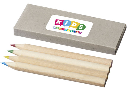 Set di 4 pastelli per colorare/disegnare Tullik