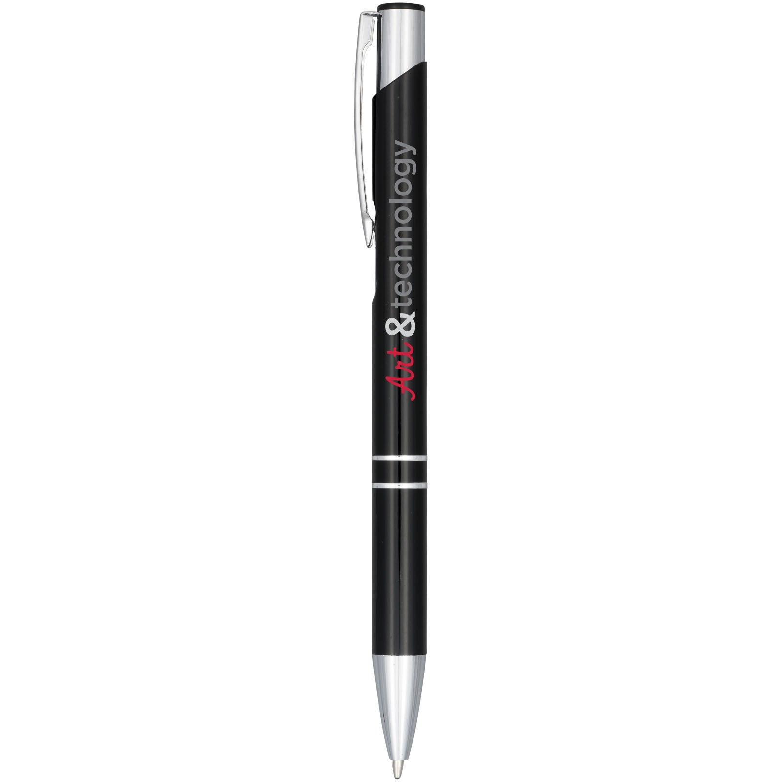 Penna a sfera anodizzata Moneta (inchiostro blu)