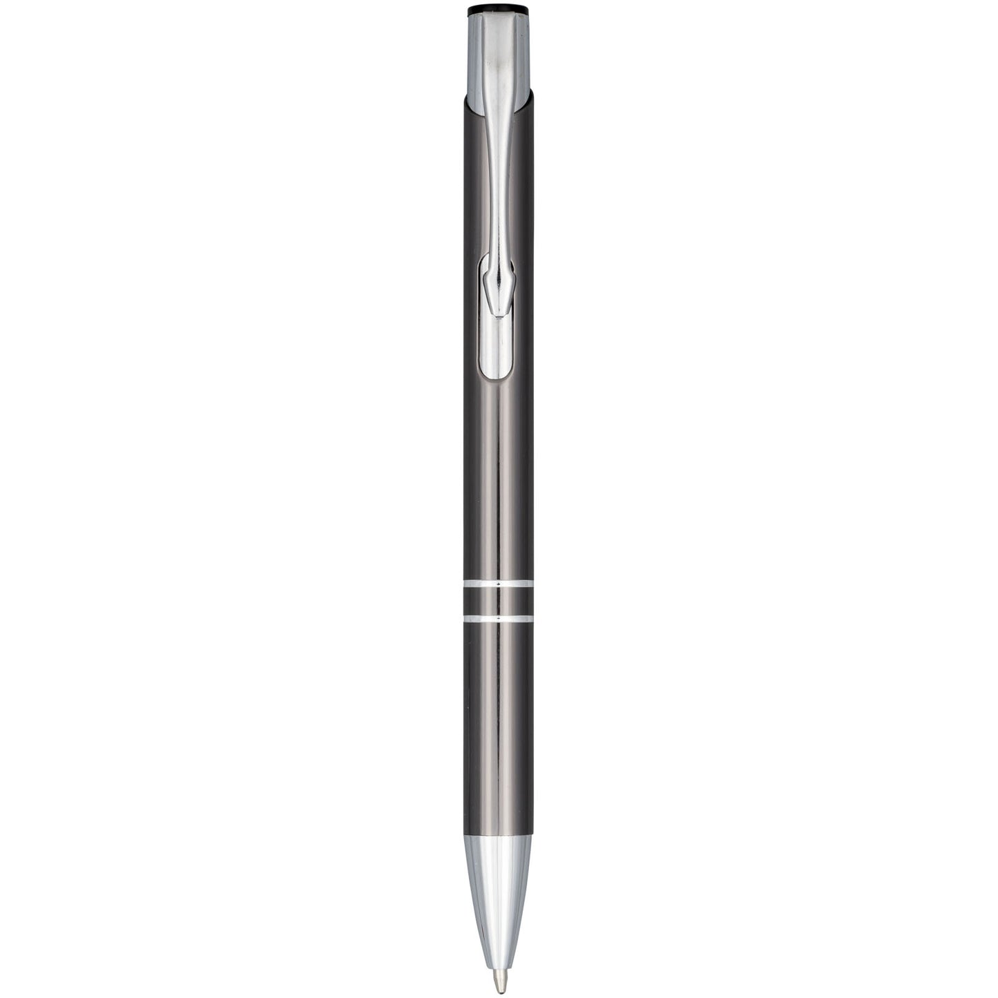 Penna a sfera anodizzata Moneta (inchiostro blu)