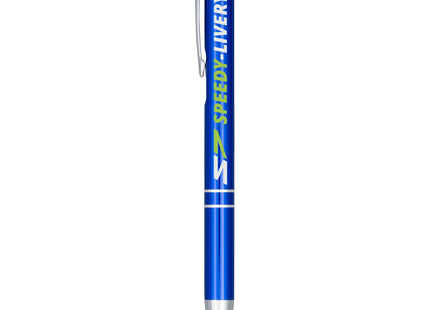 Penna a sfera anodizzata Moneta (inchiostro blu)