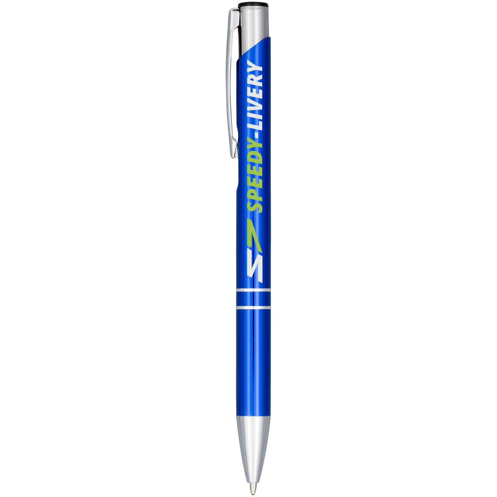 Penna a sfera anodizzata Moneta (inchiostro blu)
