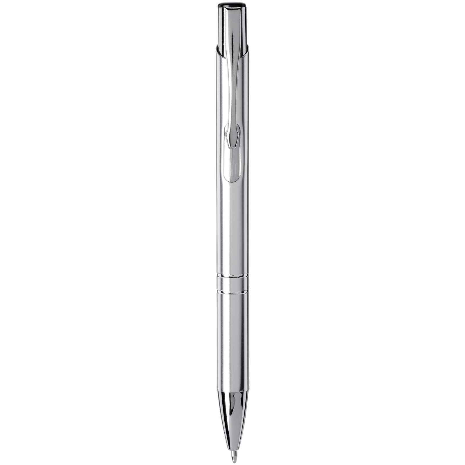 Penna a sfera anodizzata Moneta (inchiostro blu)