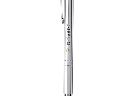 Penna a sfera anodizzata Moneta (inchiostro blu)