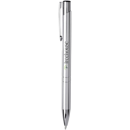 Penna a sfera anodizzata Moneta (inchiostro blu)