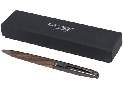 Penna a sfera con serbatoio in legno Loure (inchiostro nero)