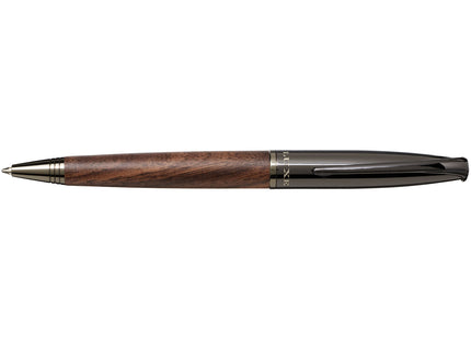 Penna a sfera con serbatoio in legno Loure (inchiostro nero)