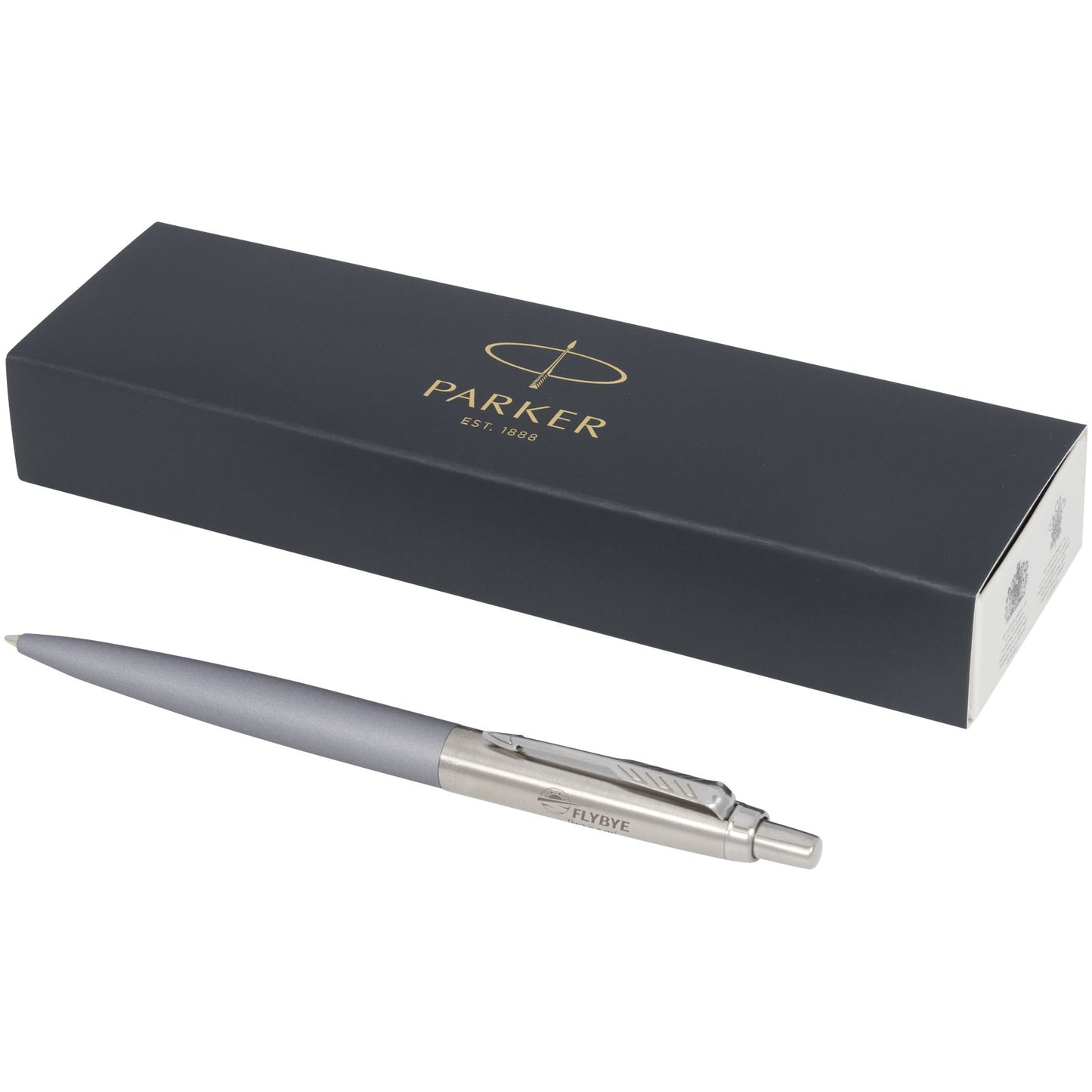 Parker penna a sfera opaca con finiture cromate Jotter XL (inchiostro blu)