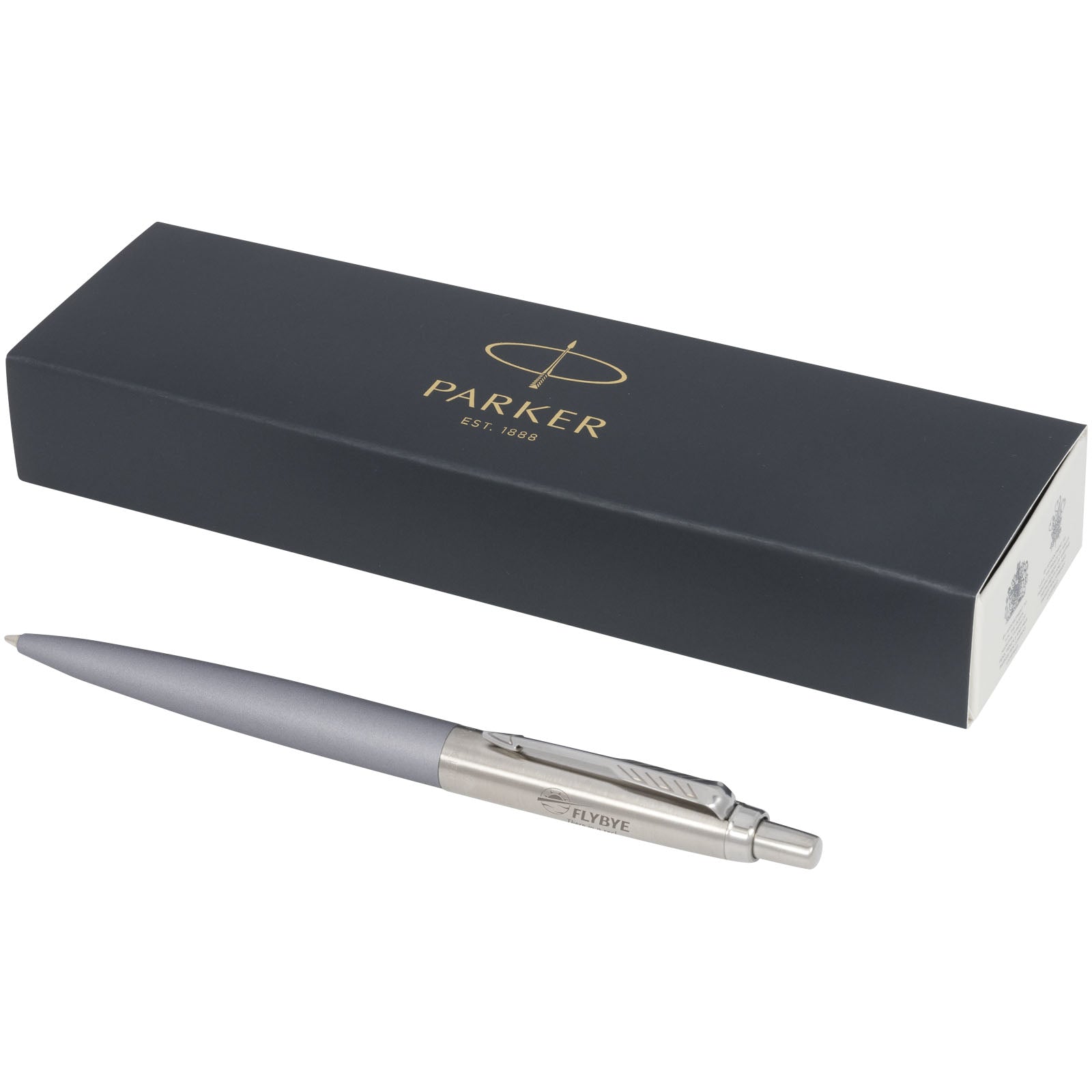 Parker penna a sfera opaca con finiture cromate Jotter XL (inchiostro blu)