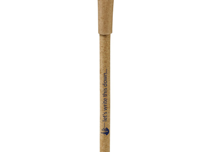 Penna a sfera in carta riciclata Asilah (inchiostro blu)