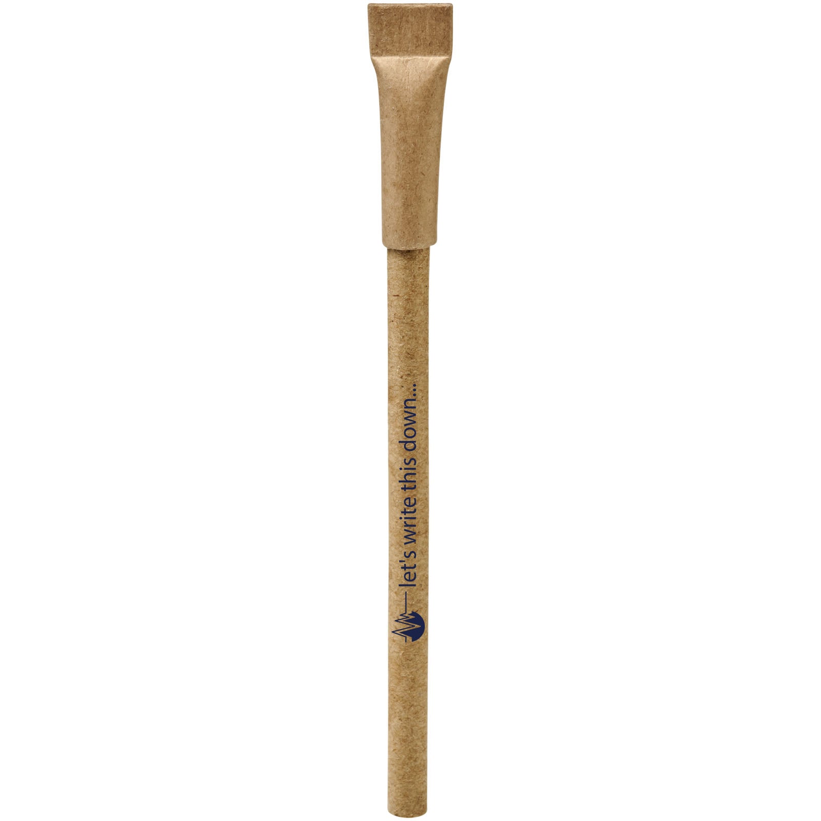 Penna a sfera in carta riciclata Asilah (inchiostro blu)
