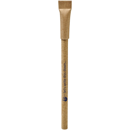 Penna a sfera in carta riciclata Asilah (inchiostro blu)