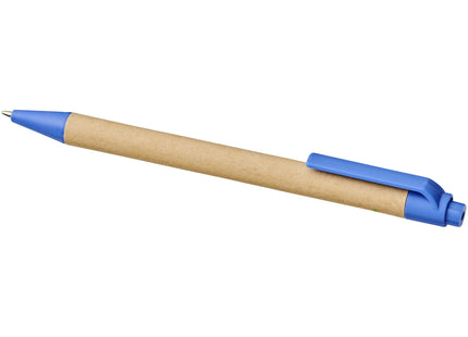 Penna a sfera Berk in cartone riciclato e plastica derivata dal mais (inchiostro nero)