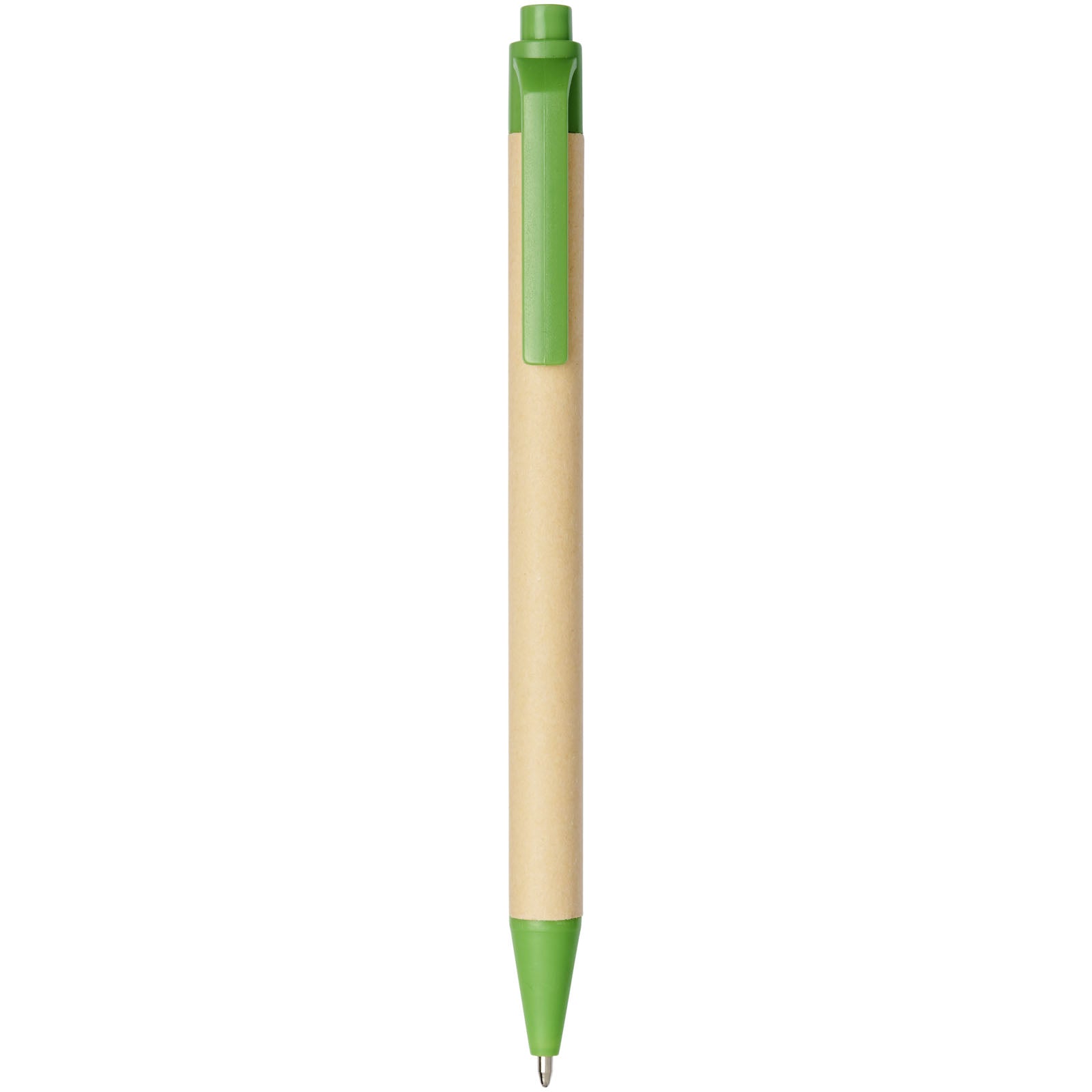 Penna a sfera Berk in cartone riciclato e plastica derivata dal mais (inchiostro nero)