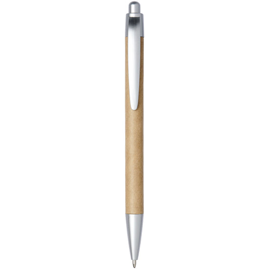 Penna a sfera in carta riciclata Tiflet (inchiostro nero)