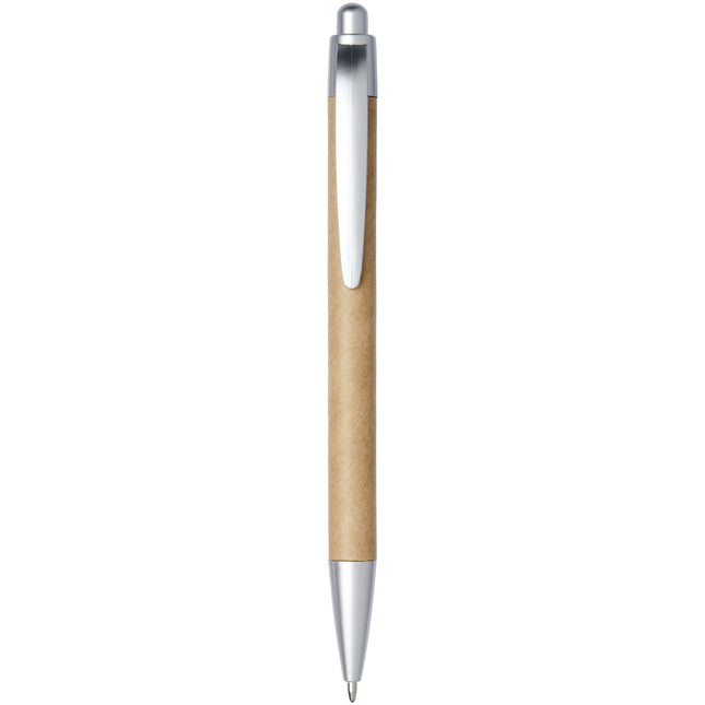 Penna a sfera in carta riciclata Tiflet (inchiostro nero)