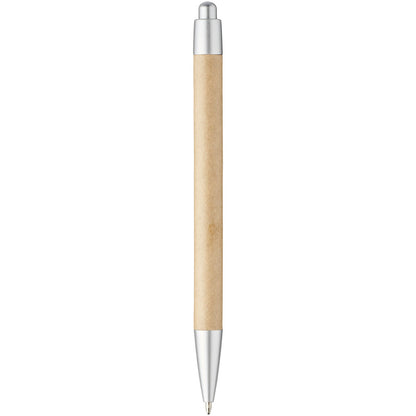 Penna a sfera in carta riciclata Tiflet (inchiostro nero)