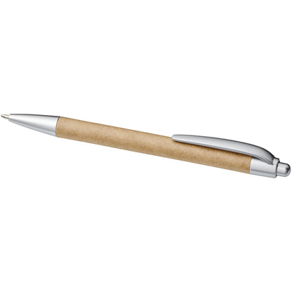 Penna a sfera in carta riciclata Tiflet (inchiostro nero)