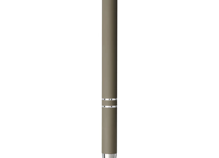 Penna a sfera a scatto Moneta soft touch (inchiostro nero)