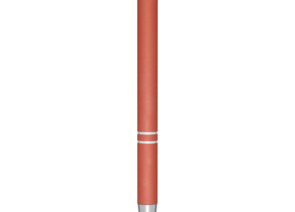 Penna a sfera a scatto Moneta soft touch (inchiostro nero)