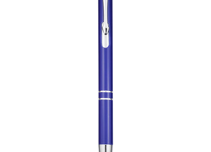 Penna a sfera a scatto Moneta in alluminio (inchiostro nero)