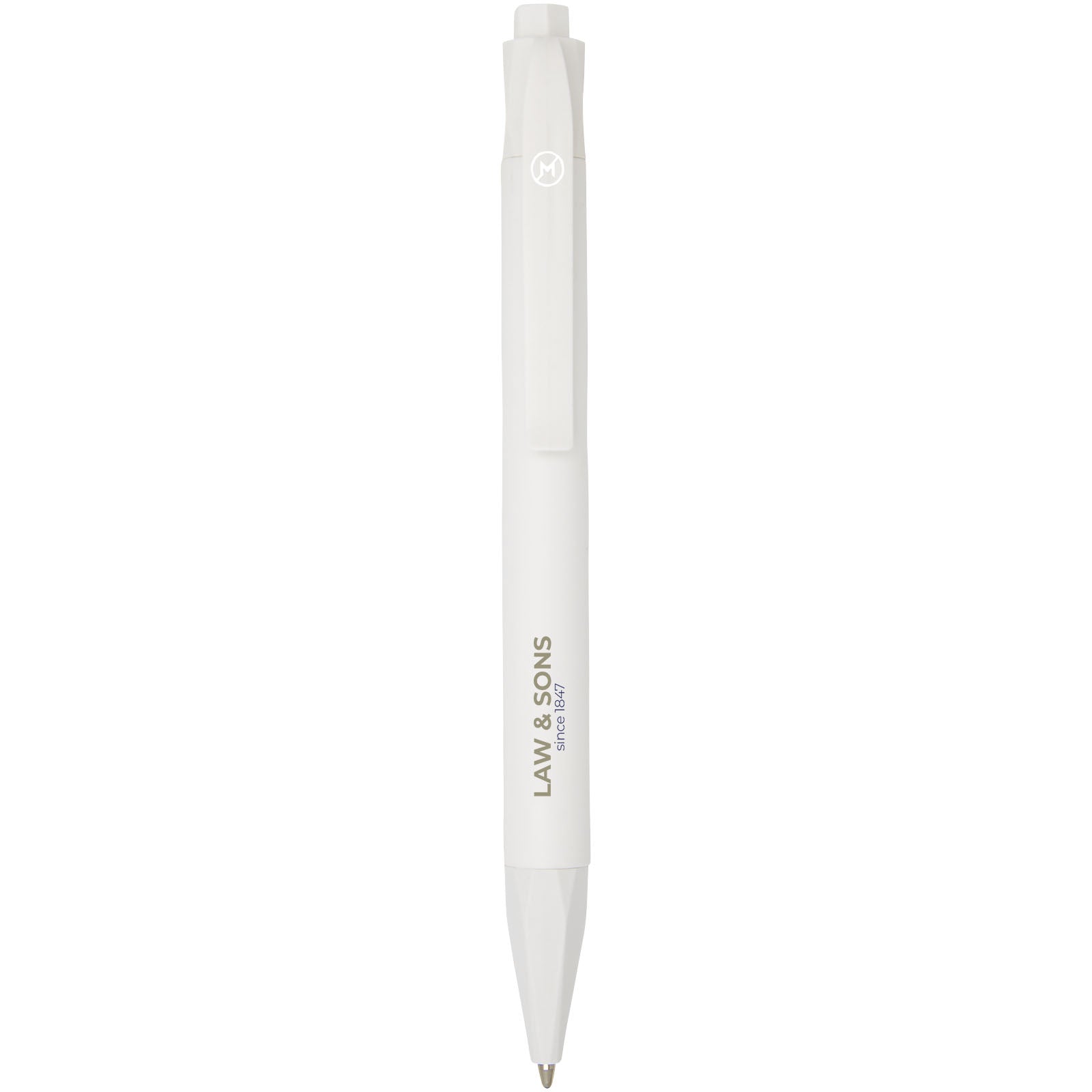 Penna a sfera Terra in plastica da mais (inchiostro blu)