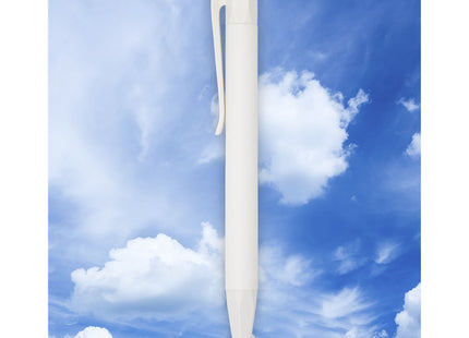 Penna a sfera Terra in plastica da mais (inchiostro blu)