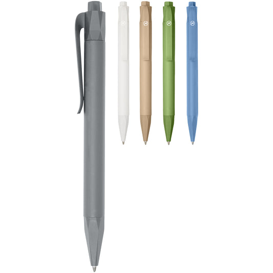 Penna a sfera Terra in plastica da mais (inchiostro blu)