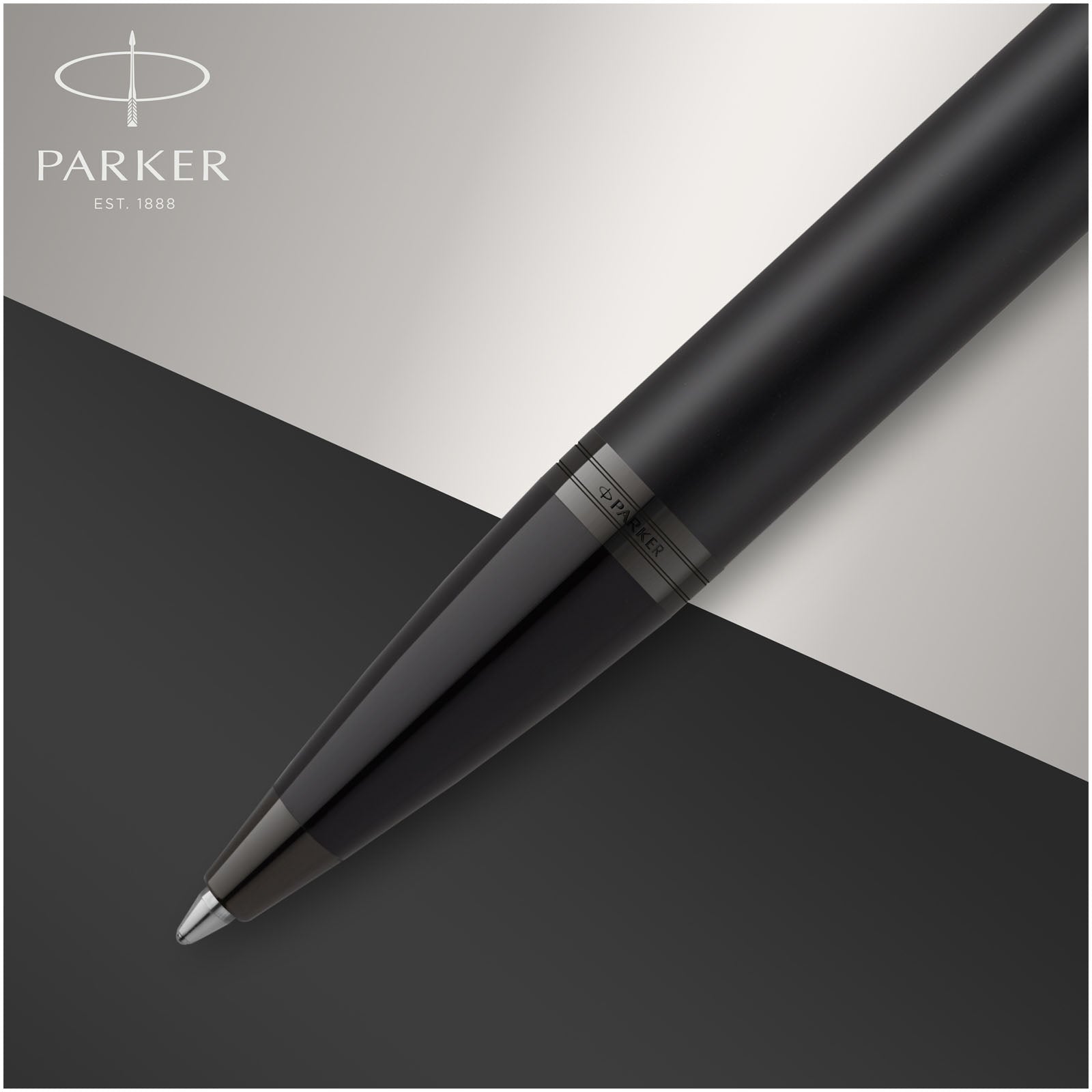 Parker penna a sfera acromatica IM (inchiostro blu)