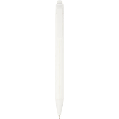 Penna a sfera in carta riciclata monocromatica con finitura opaca Chartik (inchiostro nero)