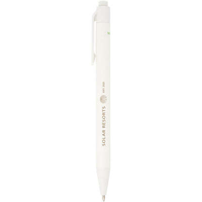 Penna a sfera in carta riciclata monocromatica con finitura opaca Chartik (inchiostro nero)