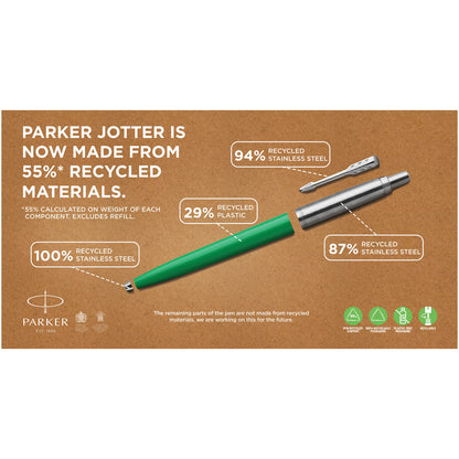 Penna a sfera Parker Jotter Recycled (inchiostro nero)