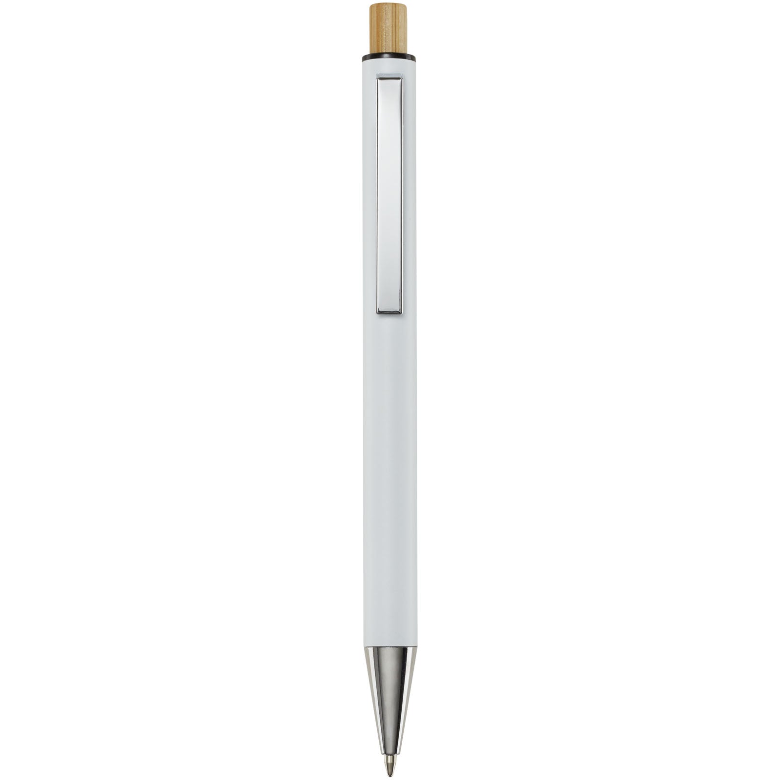 Penna a sfera in alluminio riciclato Cyrus (inchiostro blu)