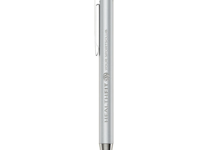 Penna a sfera in alluminio riciclato Cyrus (inchiostro blu)