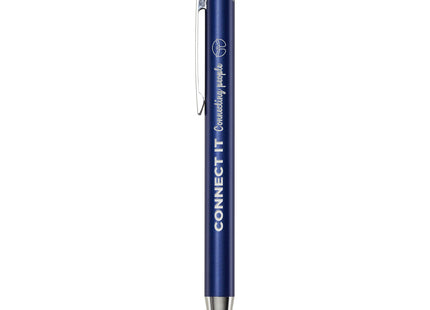 Penna a sfera in alluminio riciclato Cyrus (inchiostro nero)