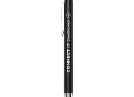 Penna a sfera in alluminio riciclato Cyrus (inchiostro nero)