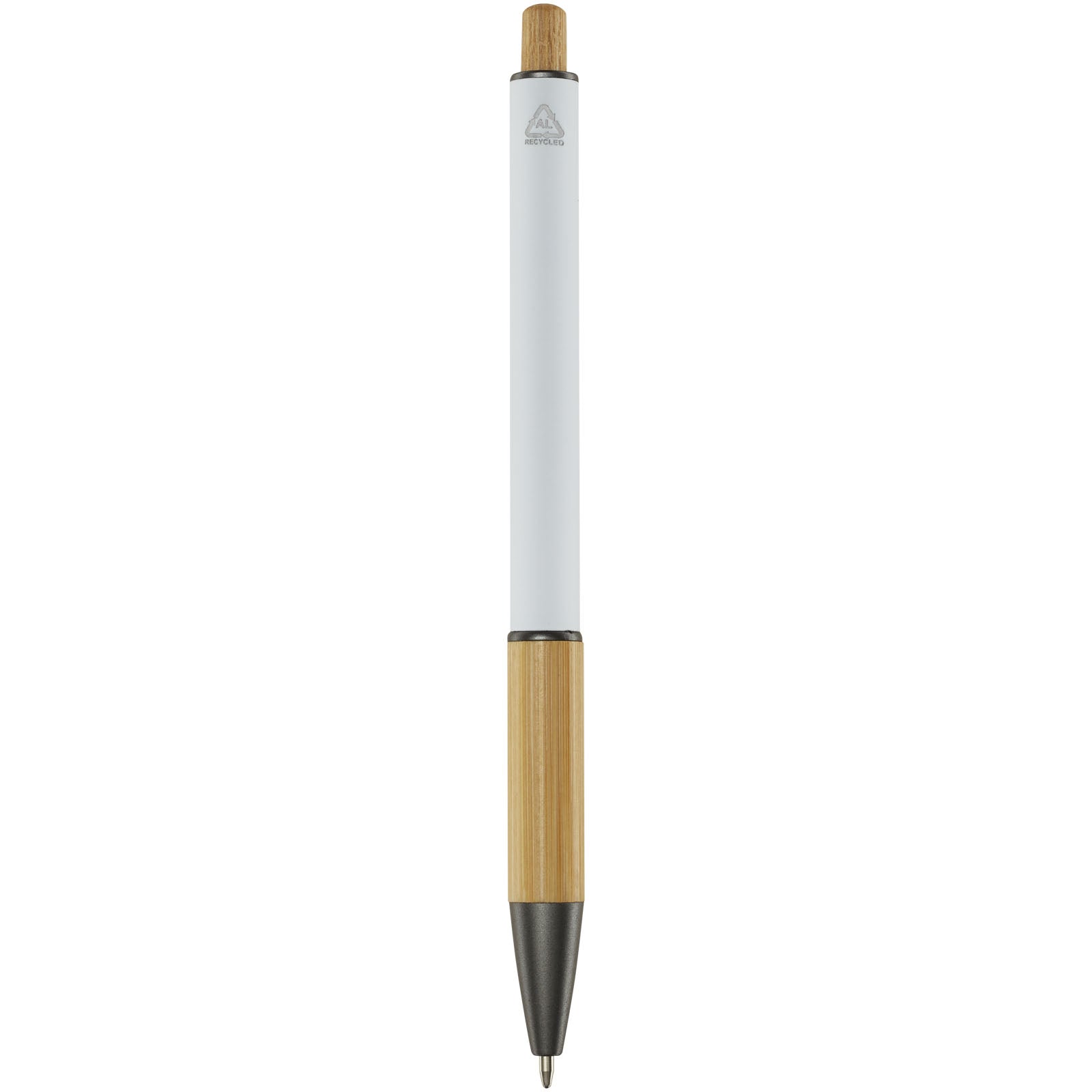 Penna a sfera in alluminio riciclato Darius (inchiostro blu)