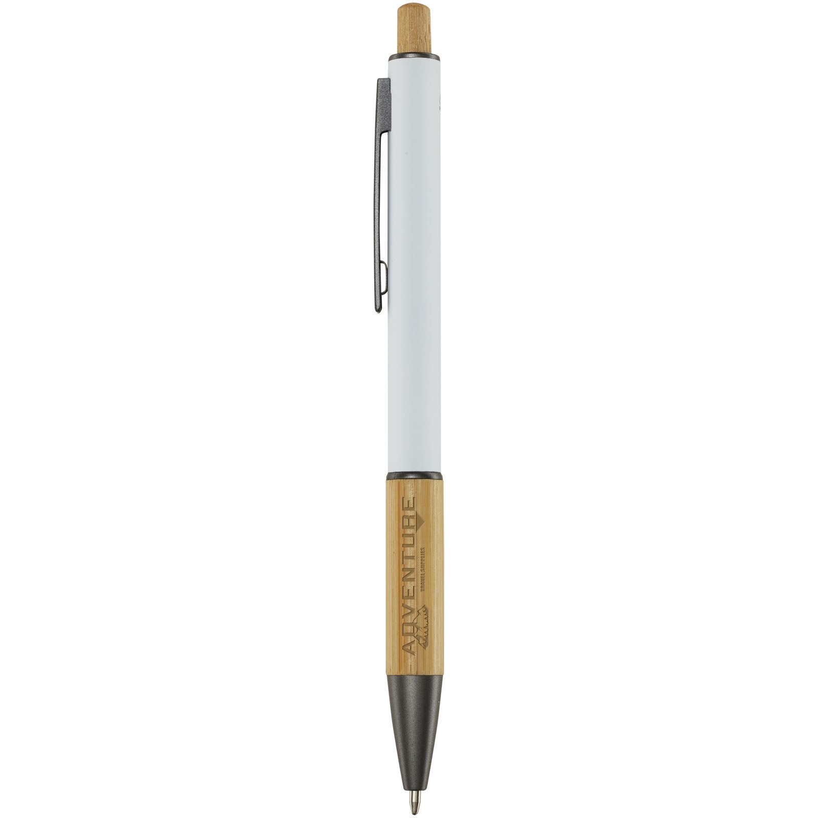 Penna a sfera in alluminio riciclato Darius (inchiostro blu)