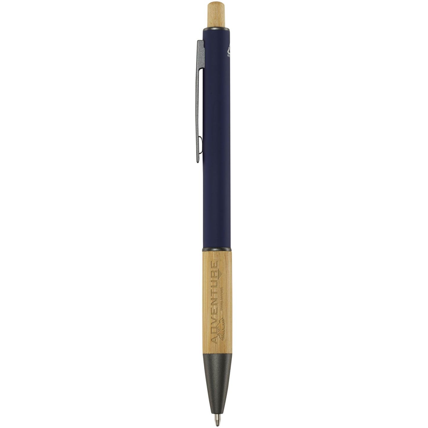 Penna a sfera in alluminio riciclato Darius (inchiostro blu)