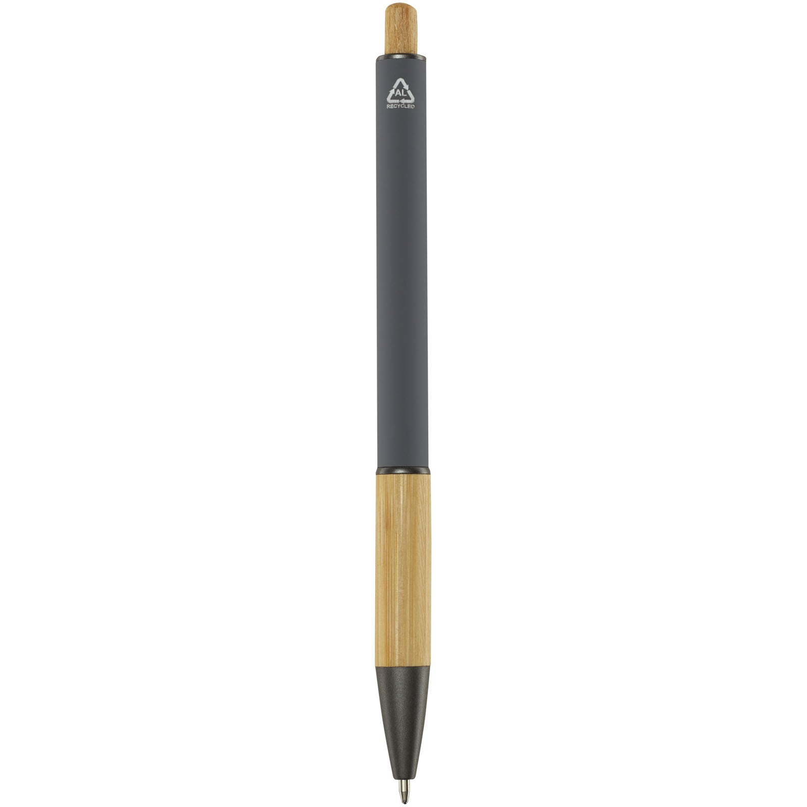 Penna a sfera in alluminio riciclato Darius (inchiostro blu)