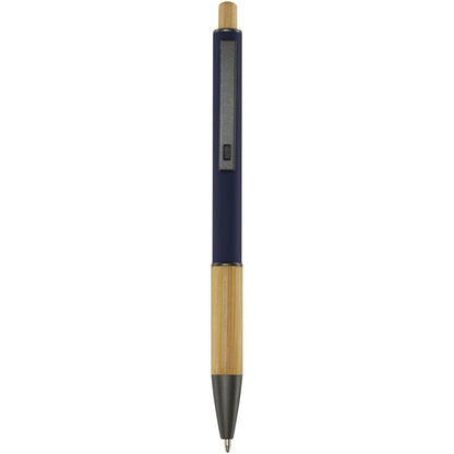 Penna a sfera in alluminio riciclato Darius (inchiostro nero)