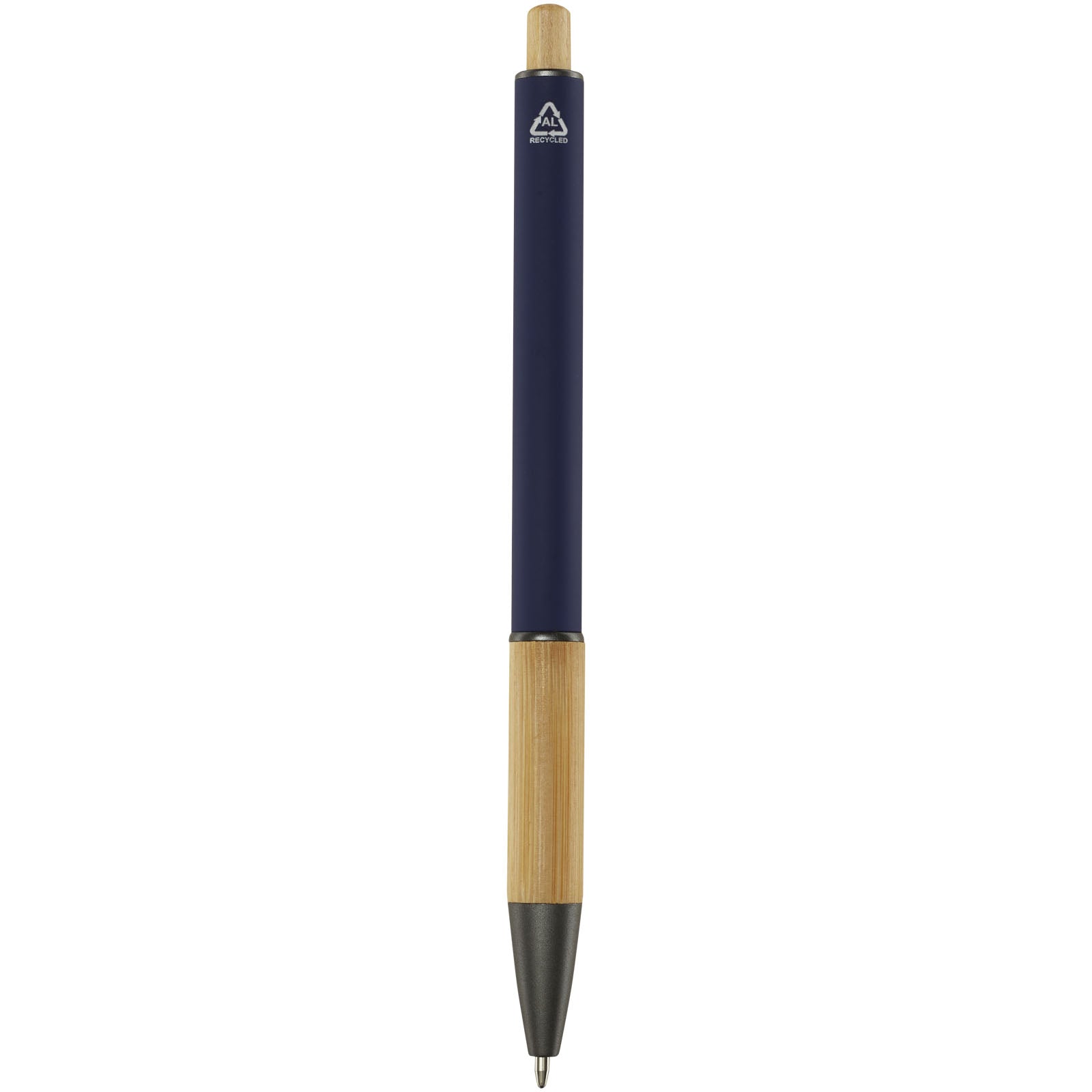 Penna a sfera in alluminio riciclato Darius (inchiostro nero)