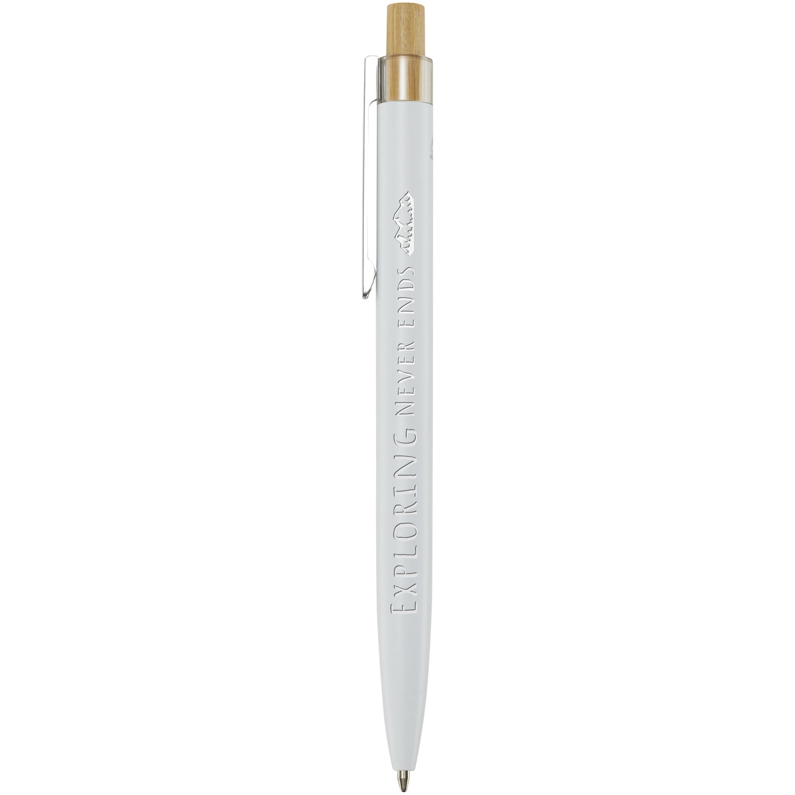 Penna a sfera in alluminio riciclato Nooshin (inchiostro blu)