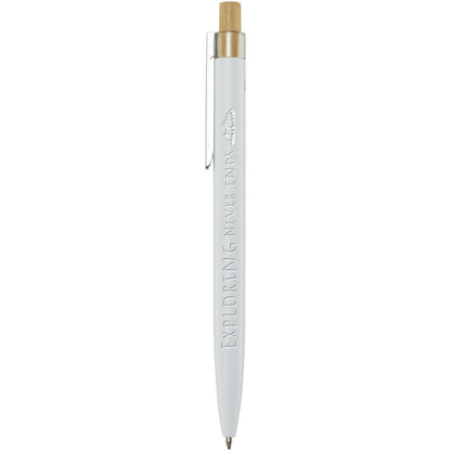 Penna a sfera in alluminio riciclato Nooshin (inchiostro blu)