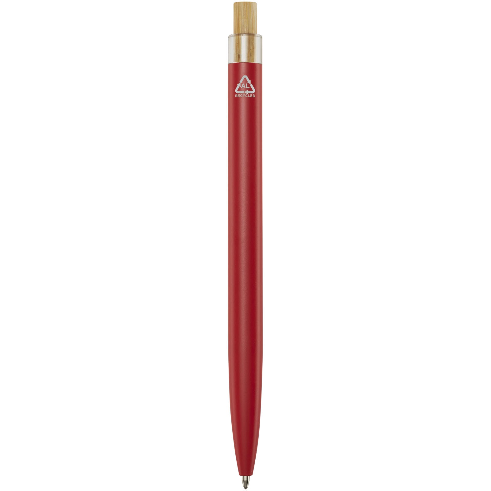 Penna a sfera in alluminio riciclato Nooshin (inchiostro blu)