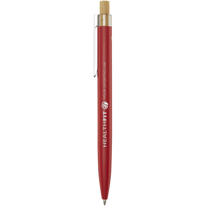 Penna a sfera in alluminio riciclato Nooshin (inchiostro blu)