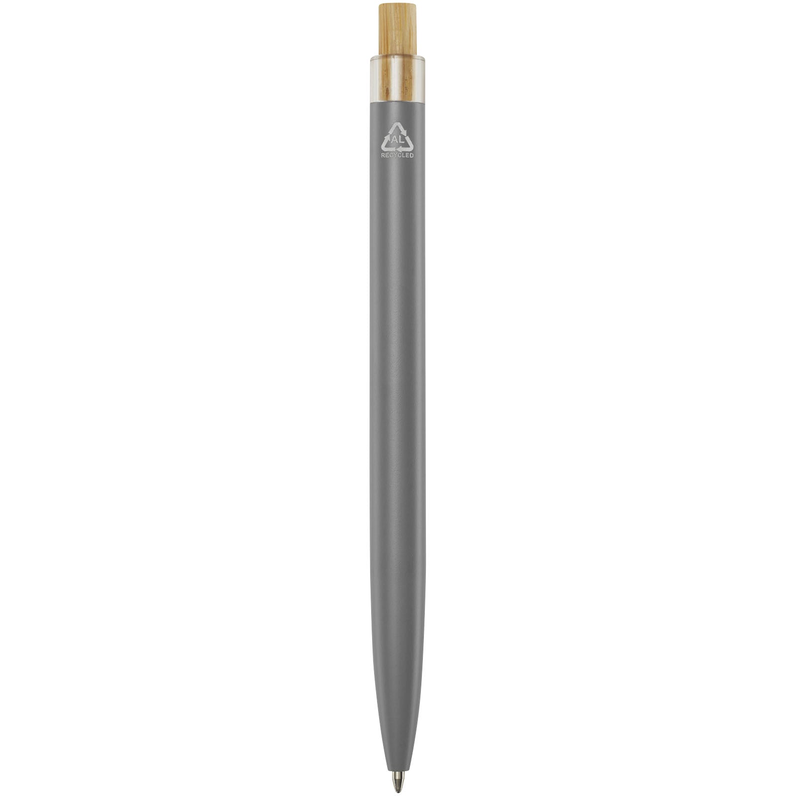 Penna a sfera in alluminio riciclato Nooshin (inchiostro blu)