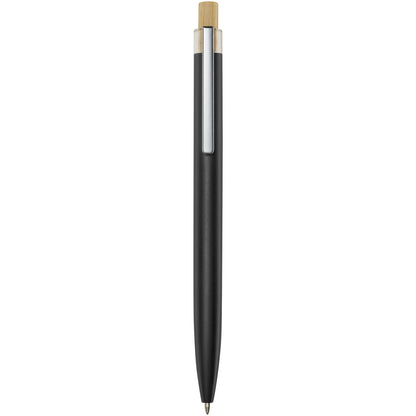 Penna a sfera in alluminio riciclato Nooshin (inchiostro blu)
