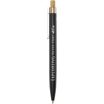 Penna a sfera in alluminio riciclato Nooshin (inchiostro blu)